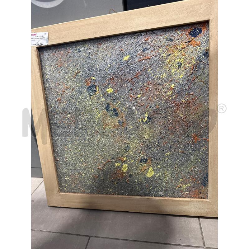 QUADRO ASTRATTO CORNICE LEGNO | Mercatino dell'Usato San giovanni teatino 2