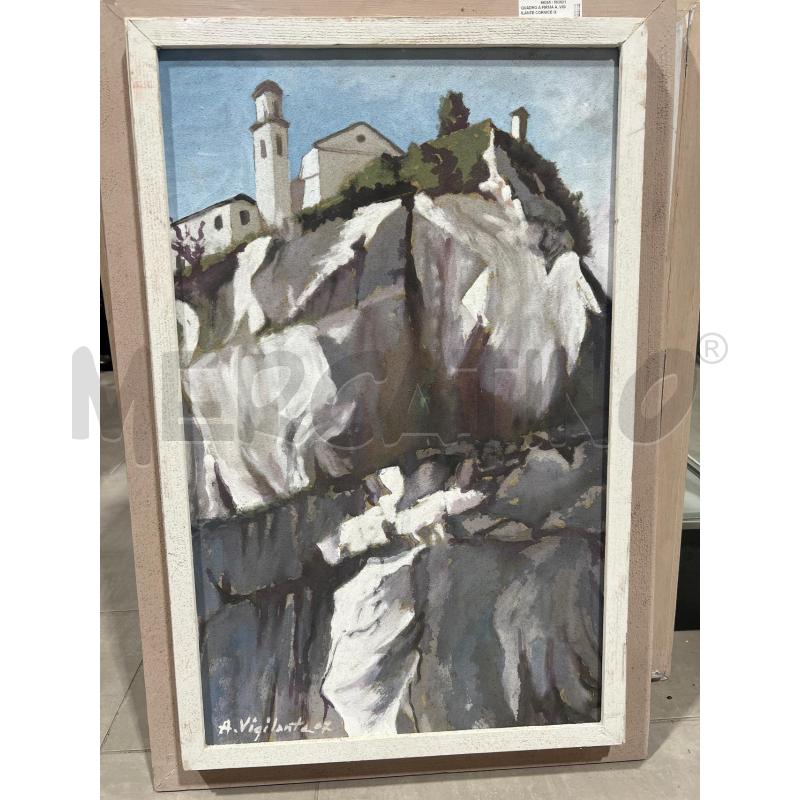 QUADRO A FIRMA A. VIGILANTE CORNICE GRIGIA | Mercatino dell'Usato San giovanni teatino 1