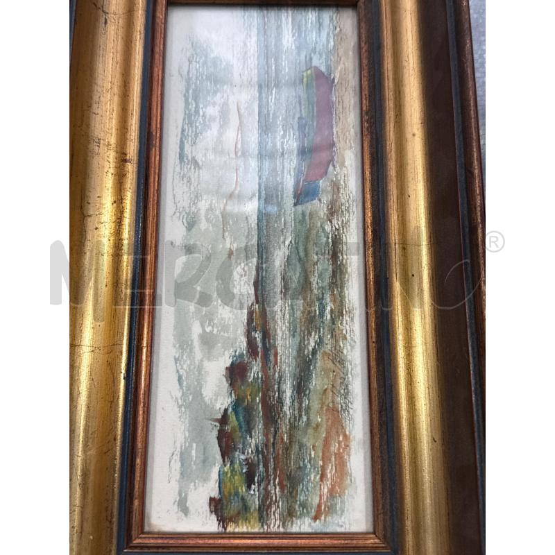 QUADRO A FIRMA AFFAIATI 24X10CM PIU' CORNICE | Mercatino dell'Usato San giovanni teatino 1