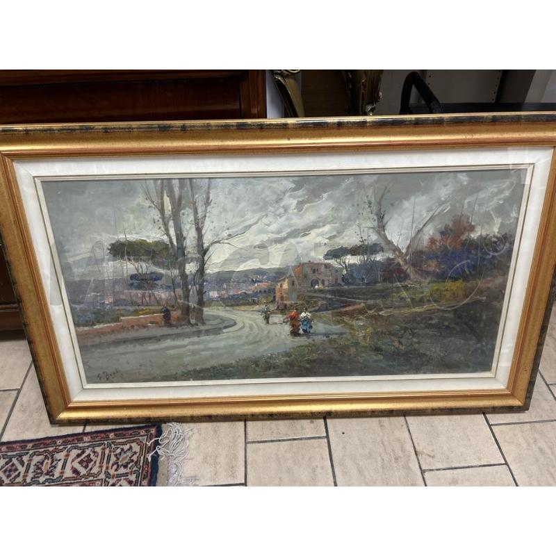 QUADRO A FIRMA BONDI PAESAGGIO | Mercatino dell'Usato San giovanni teatino 1