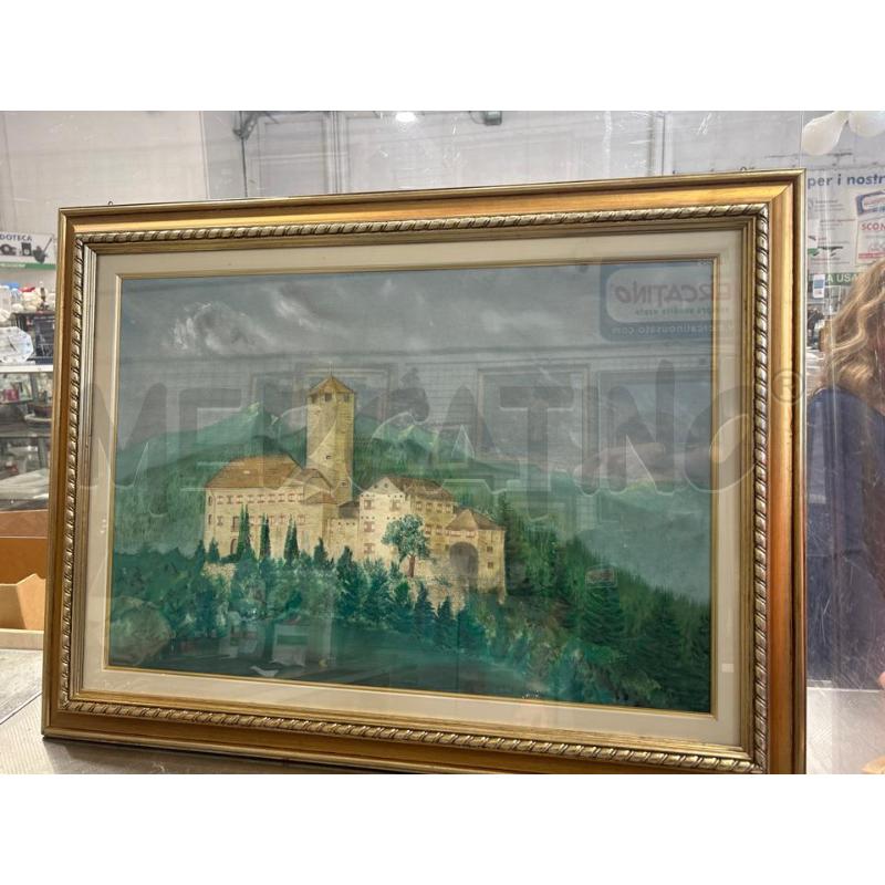 QUADRO A FIRMA CILLA LAGO CON CASETTA | Mercatino dell'Usato San giovanni teatino 1