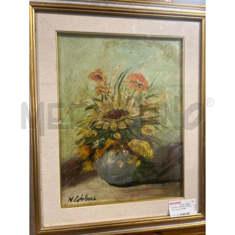 QUADRO A FIRMA COTELLESSA 40X30CM PIU' CORNICE | Mercatino dell'Usato San giovanni teatino 1