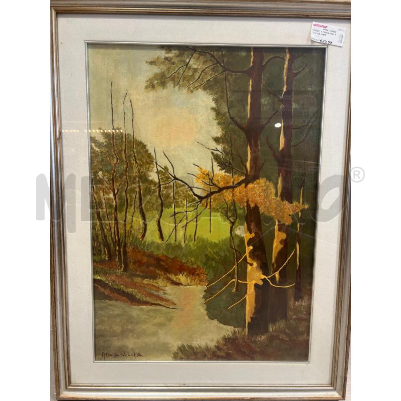QUADRO A FIRMA DALLA VECCHIA 50X70 | Mercatino dell'Usato San giovanni teatino 1
