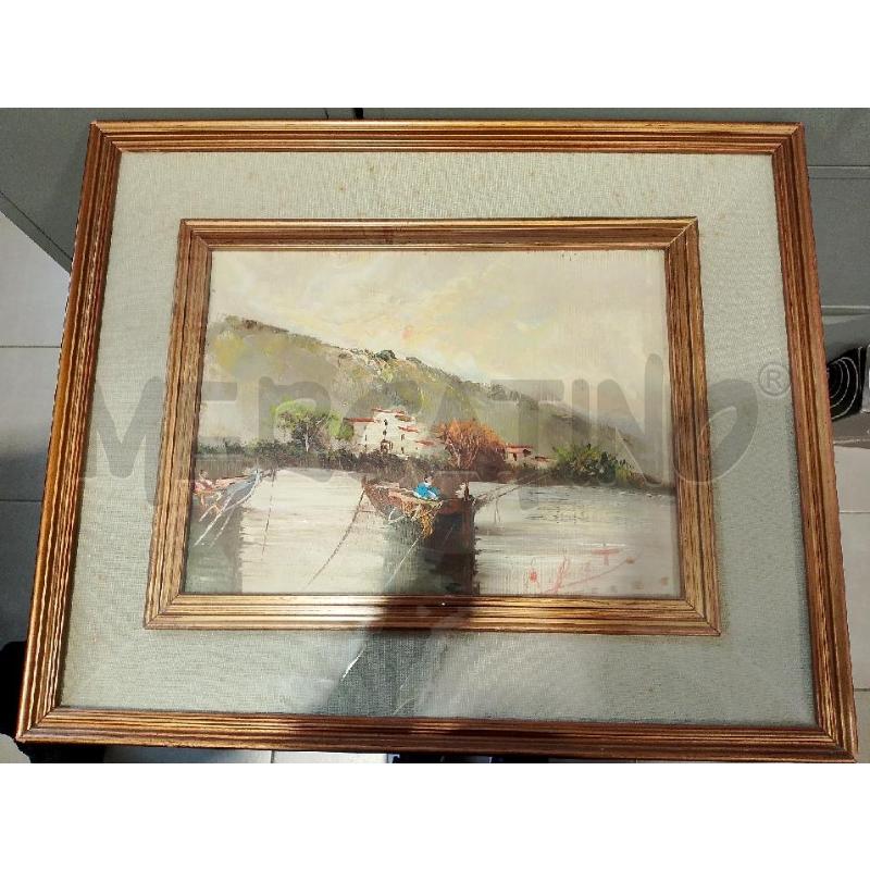 QUADRO A FIRMA DE ROSA BARCA PAESAGGIO | Mercatino dell'Usato San giovanni teatino 1