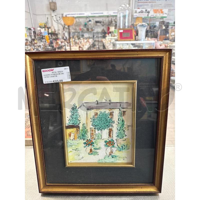 QUADRO A FIRMA DE VINCETIIS CASETTE | Mercatino dell'Usato San giovanni teatino 1