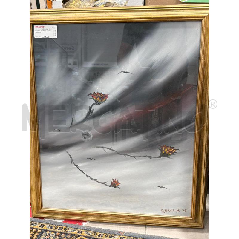 QUADRO A FIRMA E.BRACCHI 50X60 | Mercatino dell'Usato San giovanni teatino 1