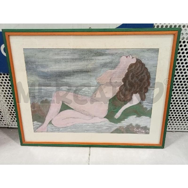 QUADRO A FIRMA GENTILE NUDO DONNA | Mercatino dell'Usato San giovanni teatino 1