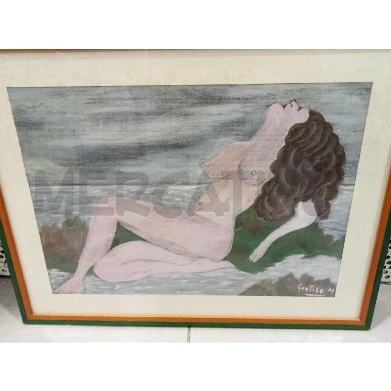 QUADRO A FIRMA GENTILE NUDO DONNA | Mercatino dell'Usato San giovanni teatino 3