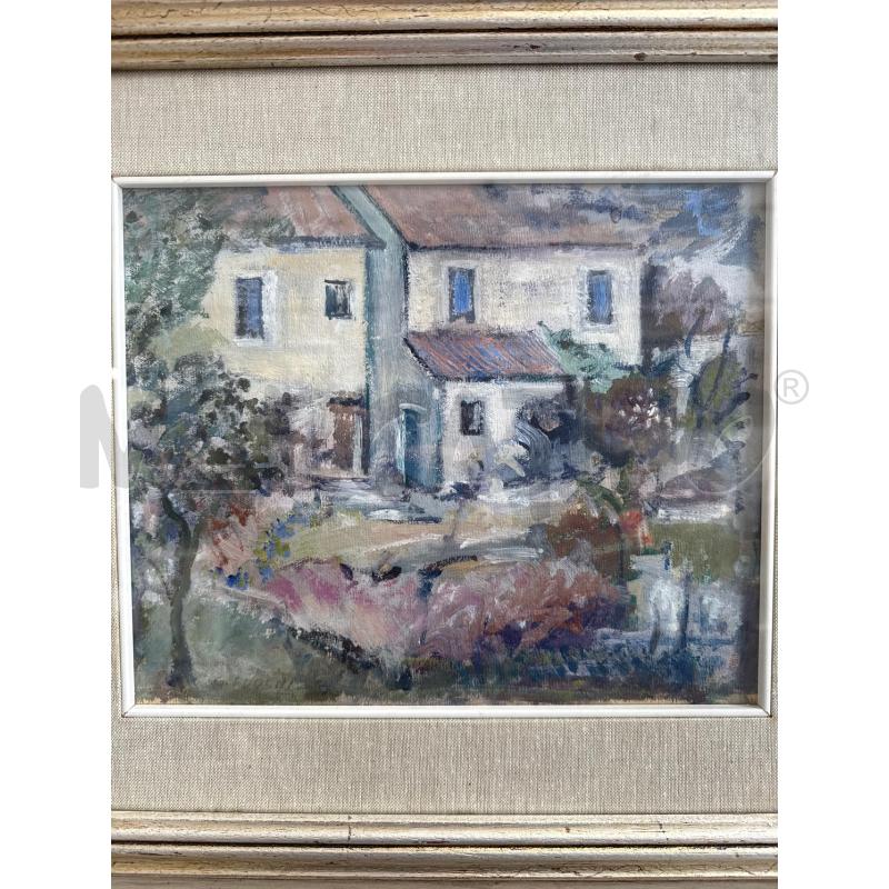 QUADRO A FIRMA GINO FUOCHI CASETTE  | Mercatino dell'Usato San giovanni teatino 1