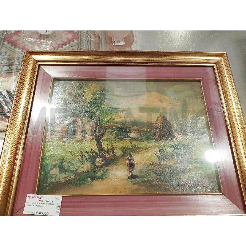 QUADRO A FIRMA GIORDANO PAESAGGIO | Mercatino dell'Usato San giovanni teatino 1