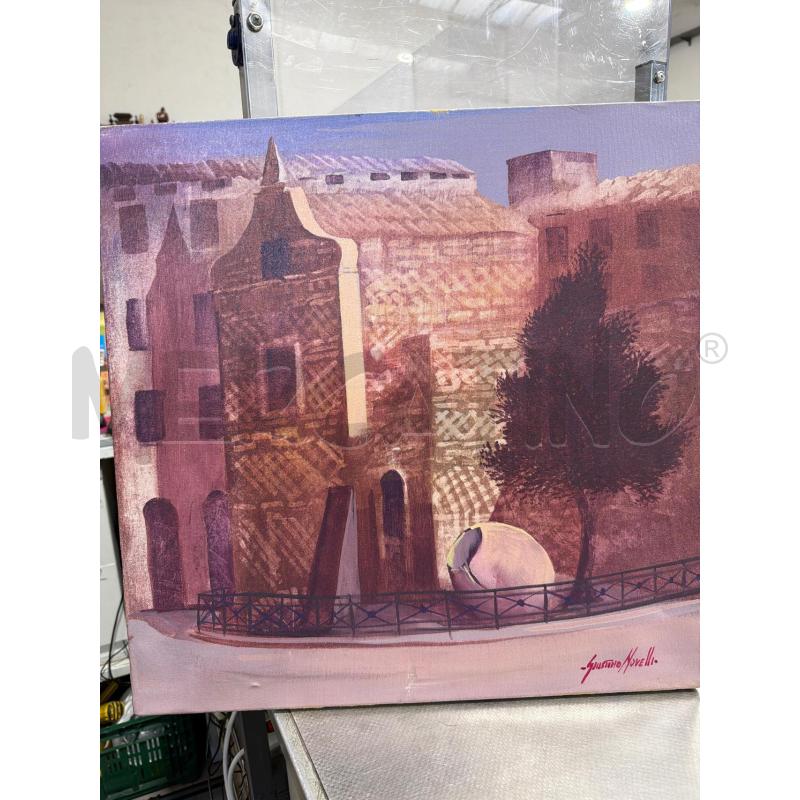 QUADRO A FIRMA GIUSTINO NOVELLI 50X50CM | Mercatino dell'Usato San giovanni teatino 1