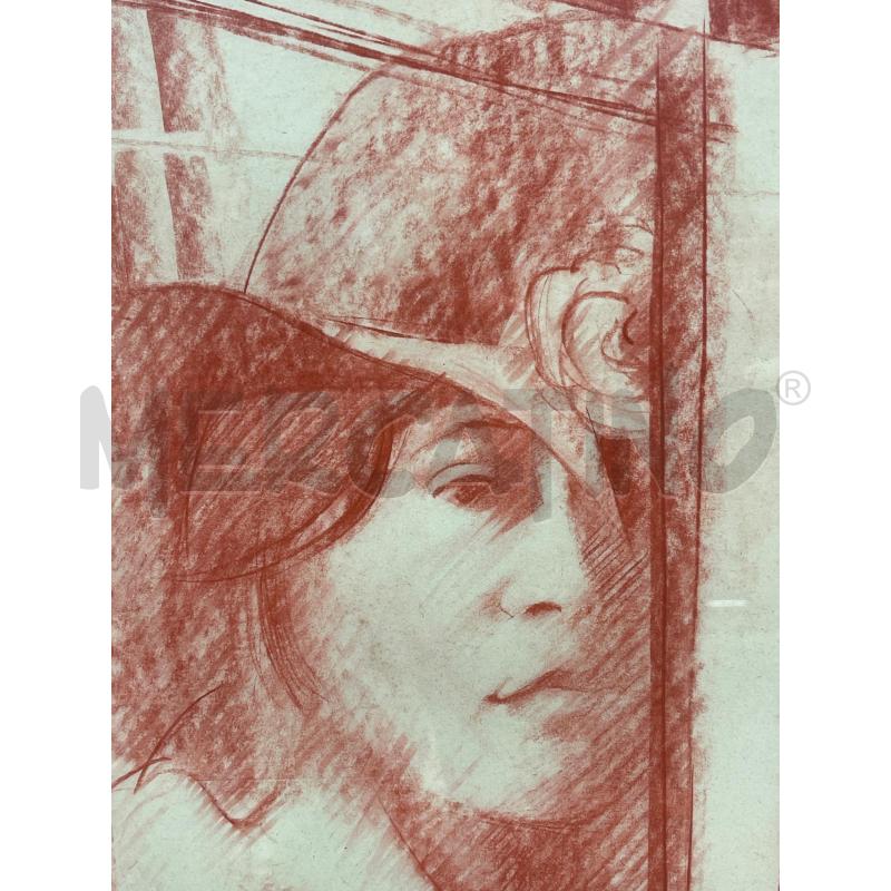 QUADRO A FIRMA LUCIANO PRIMAVERA VOLTO ROSSO | Mercatino dell'Usato San giovanni teatino 4