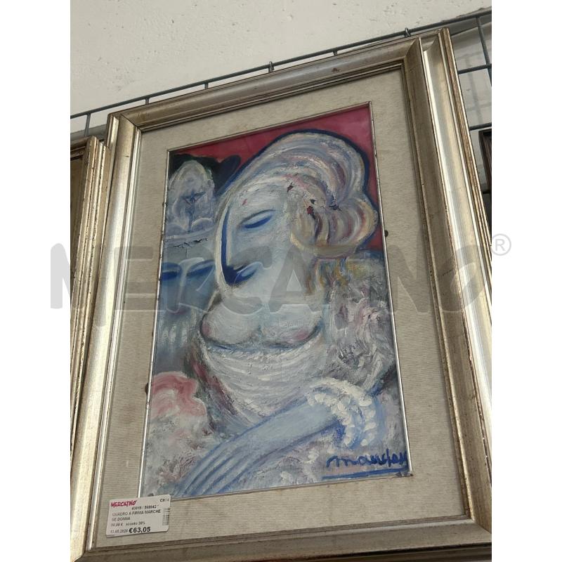 QUADRO A FIRMA MARCHESE DONNA | Mercatino dell'Usato San giovanni teatino 1