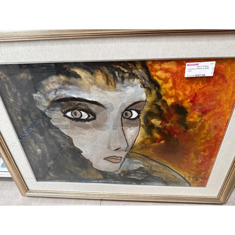 QUADRO A FIRMA M SPECCHIO | Mercatino dell'Usato San giovanni teatino 1