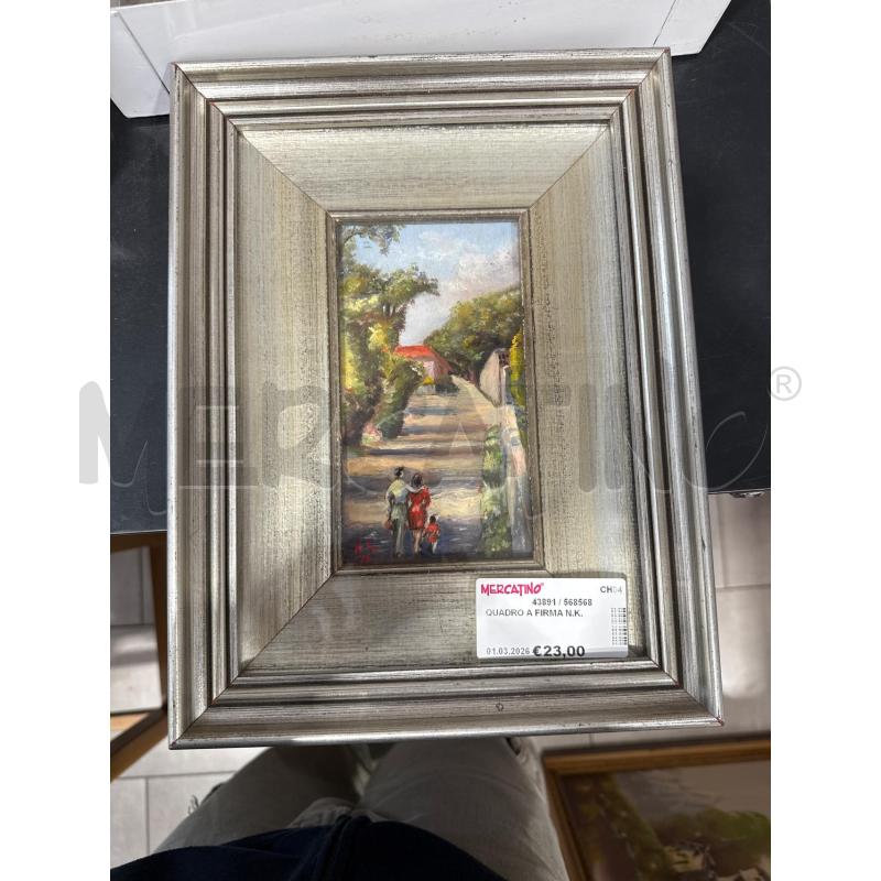 QUADRO A FIRMA N.K. | Mercatino dell'Usato San giovanni teatino 1