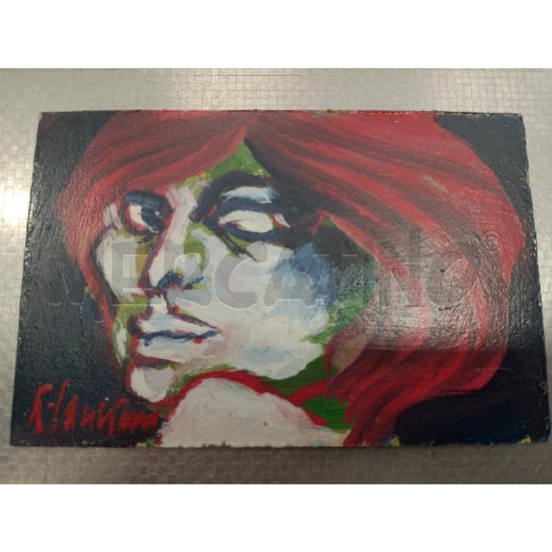 QUADRO A FIRMA NATALE FILAGNINO COPPIA VOLTO DONNA | Mercatino dell'Usato San giovanni teatino 2