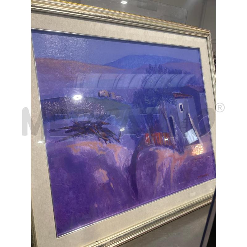 QUADRO A FIRMA NOVELLI PAESAGGIO 60X70 + CORNICE | Mercatino dell'Usato San giovanni teatino 1