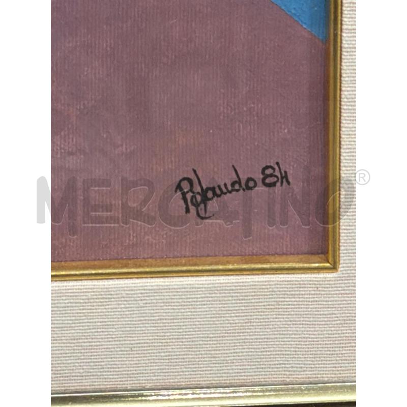 QUADRO A FIRMA PALUNDO 84 40X30 | Mercatino dell'Usato San giovanni teatino 2