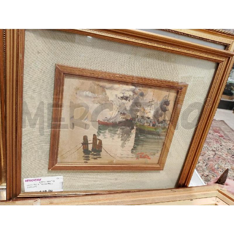 QUADRO A FIRMA RICCI BARCHE | Mercatino dell'Usato San giovanni teatino 1