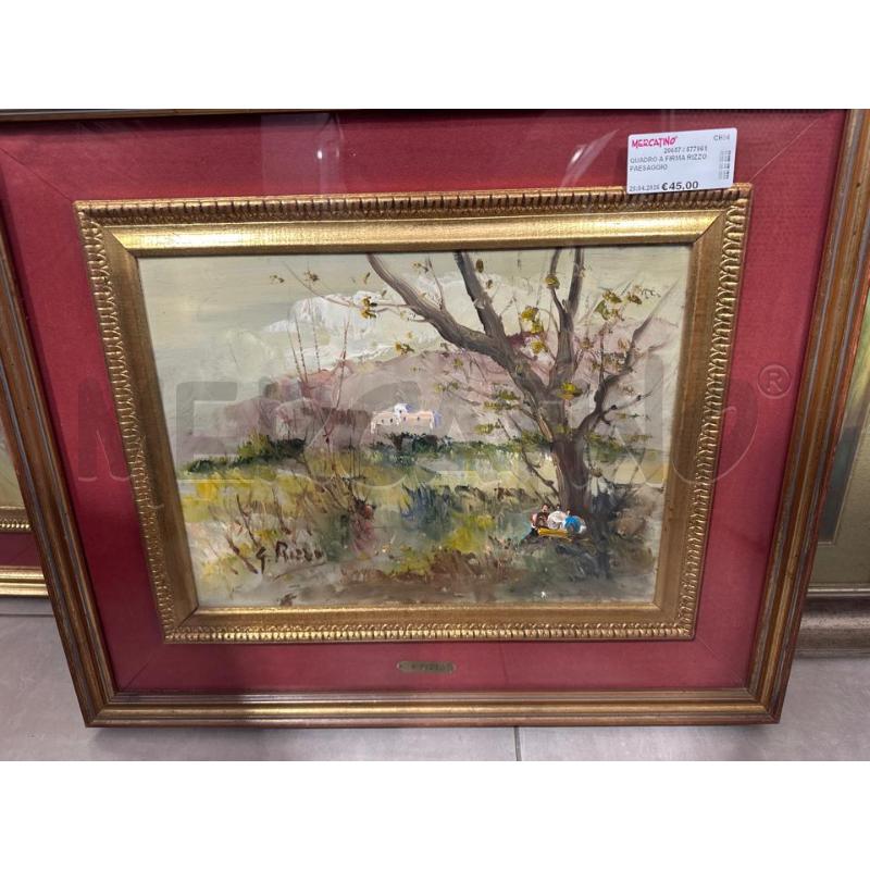 QUADRO A FIRMA RIZZO PAESAGGIO | Mercatino dell'Usato San giovanni teatino 1