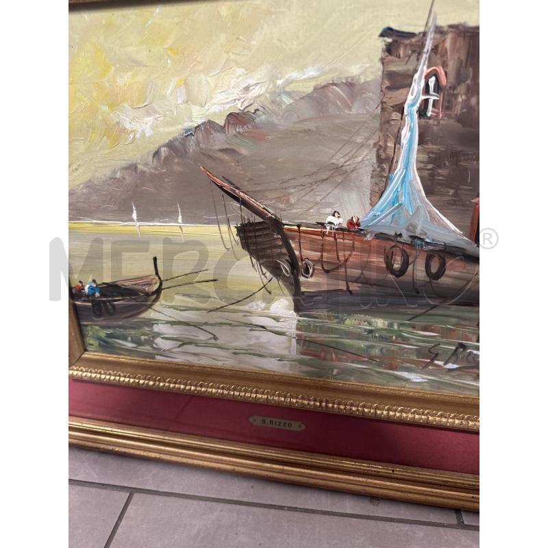QUADRO A FIRMA RIZZO PAESAGGI MARITTIMO | Mercatino dell'Usato San giovanni teatino 2