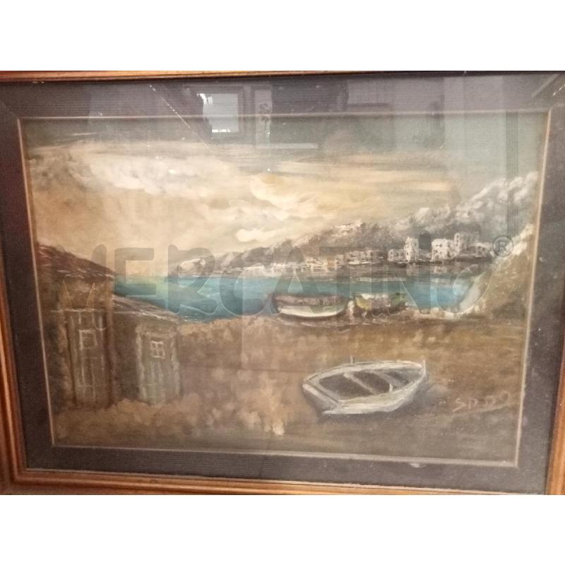 QUADRO A FIRMA SADDO BARCHE 84X64 | Mercatino dell'Usato San giovanni teatino 3