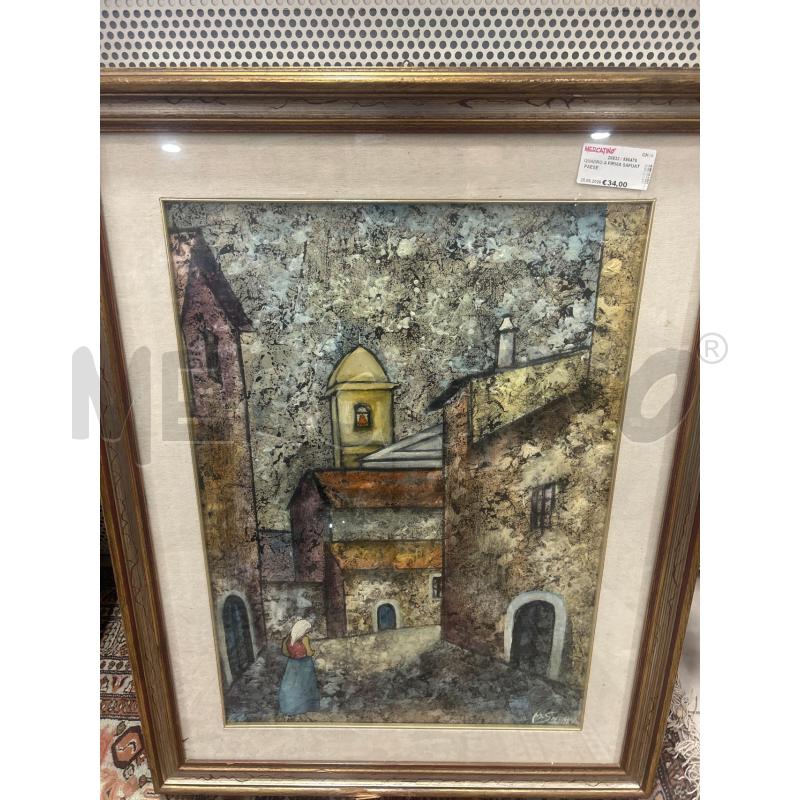 QUADRO A FIRMA SAFUAT PAESE | Mercatino dell'Usato San giovanni teatino 1