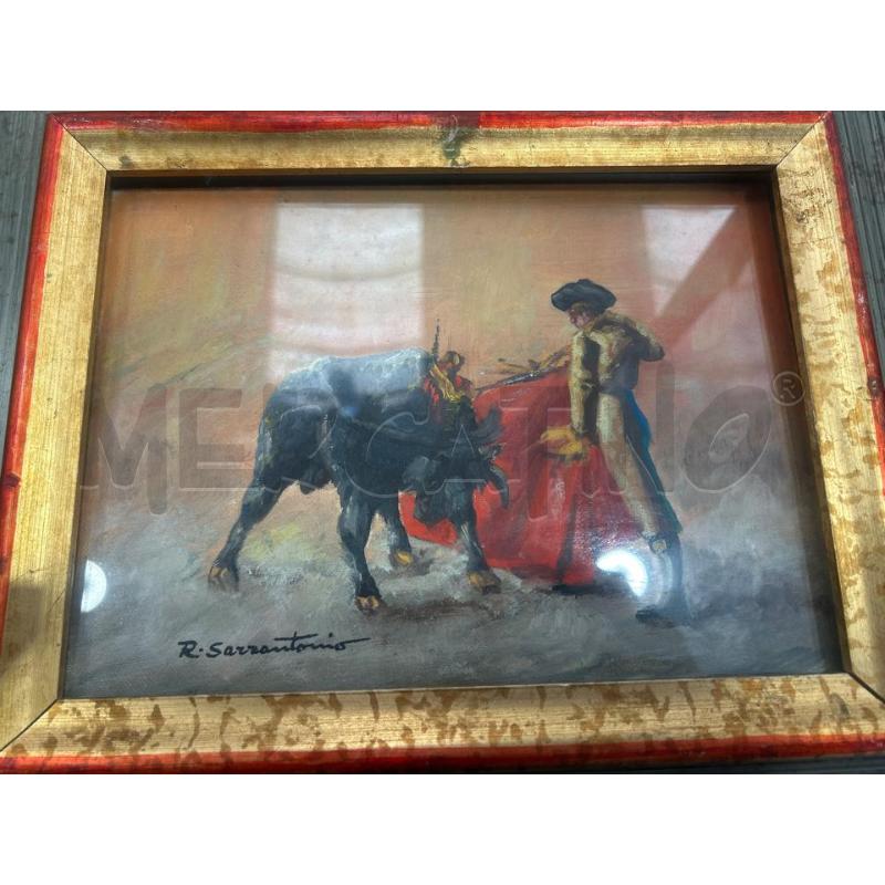 QUADRO A FIRMA SARRANTONIO TORERO | Mercatino dell'Usato San giovanni teatino 2