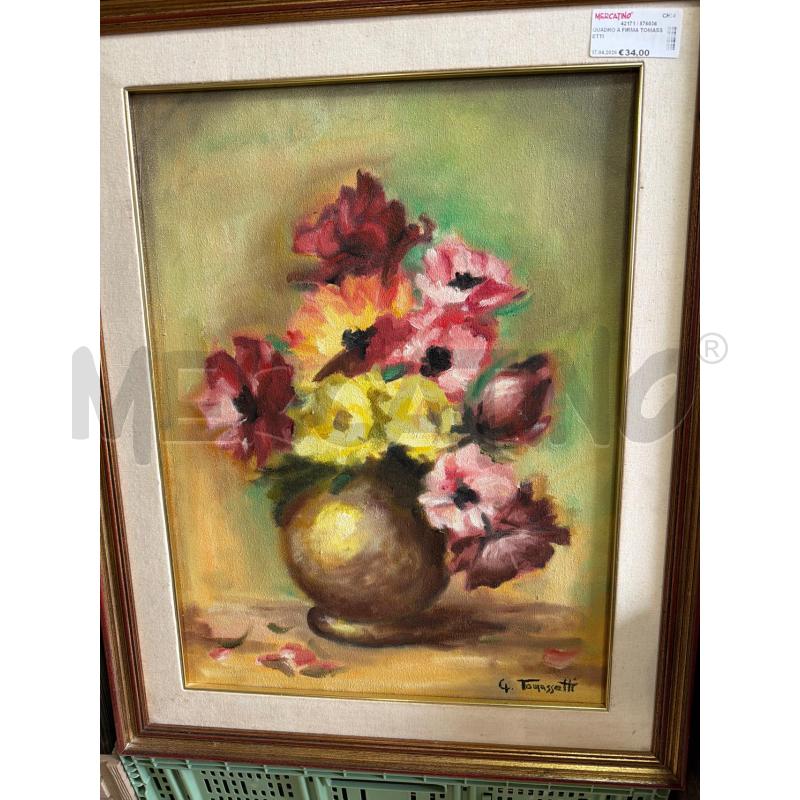 QUADRO A FIRMA TOMASSETTI | Mercatino dell'Usato San giovanni teatino 1
