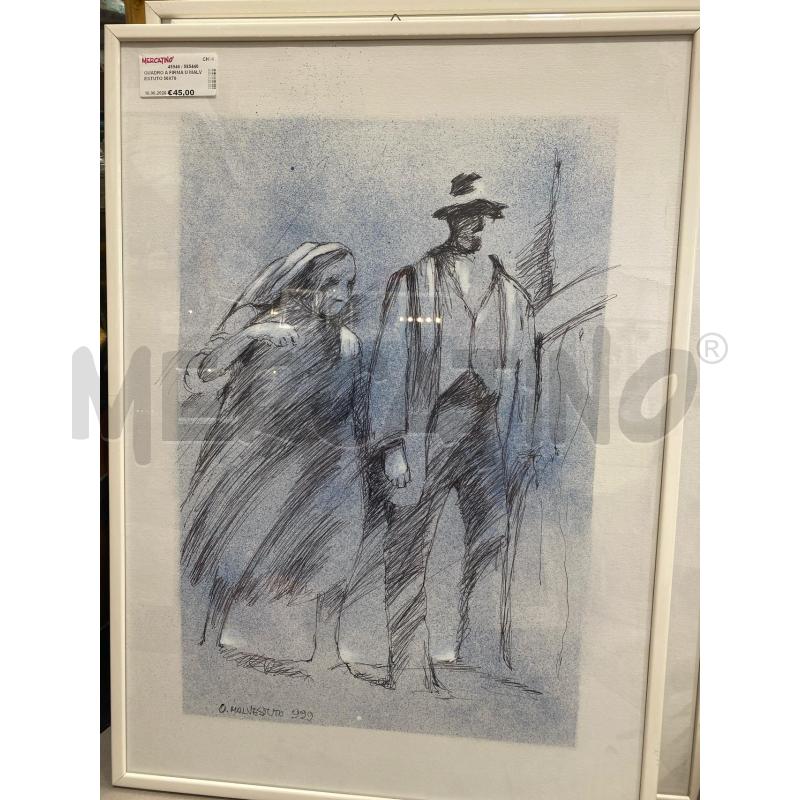 QUADRO A FIRMA U MALVESTUTO 50X70 | Mercatino dell'Usato San giovanni teatino 2