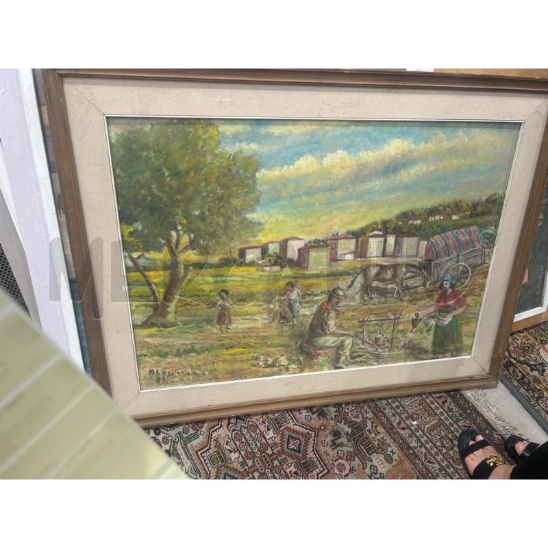 QUADRO A FIRMA VIGILANTE CONTADINI | Mercatino dell'Usato San giovanni teatino 1