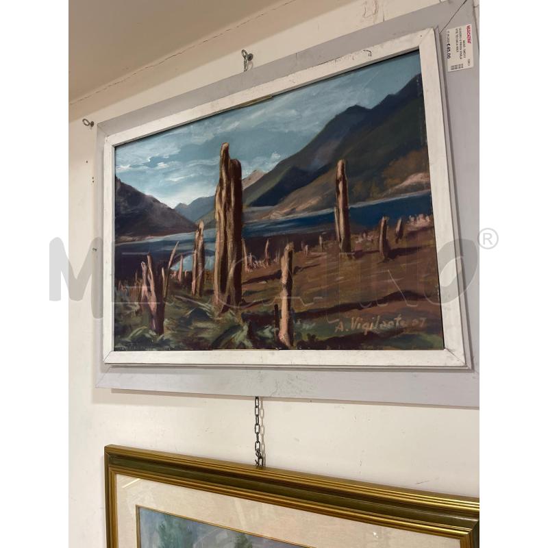 QUADRO A FIRMA VIGILANTE TECNICA MISTA | Mercatino dell'Usato San giovanni teatino 1