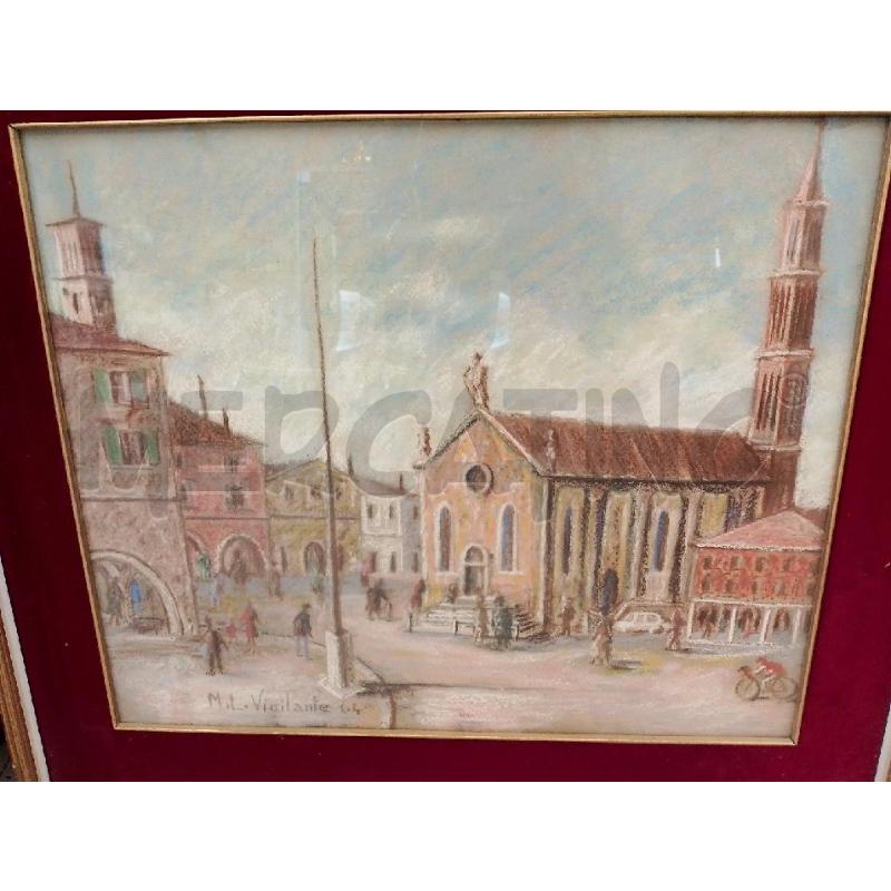 QUADRO A FIRMA VIGILANTE VEDUTA PIAZZA | Mercatino dell'Usato San giovanni teatino 2