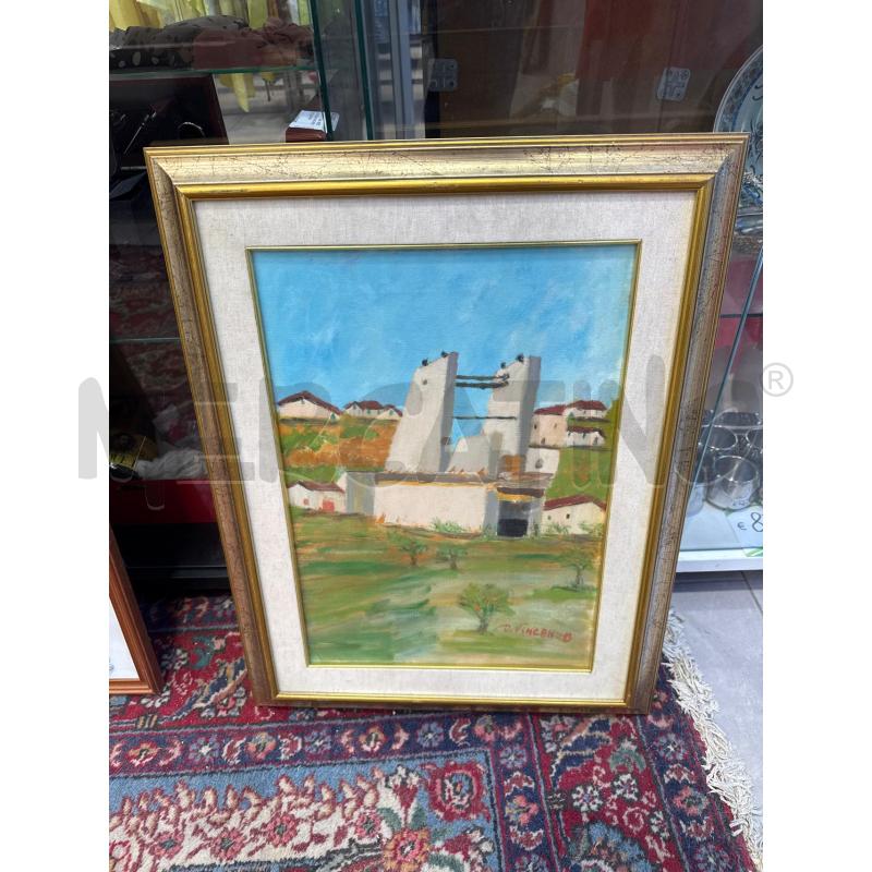 QUADRO A FIRMA VINCENZO CASETTE BIANCHE  | Mercatino dell'Usato San giovanni teatino 2