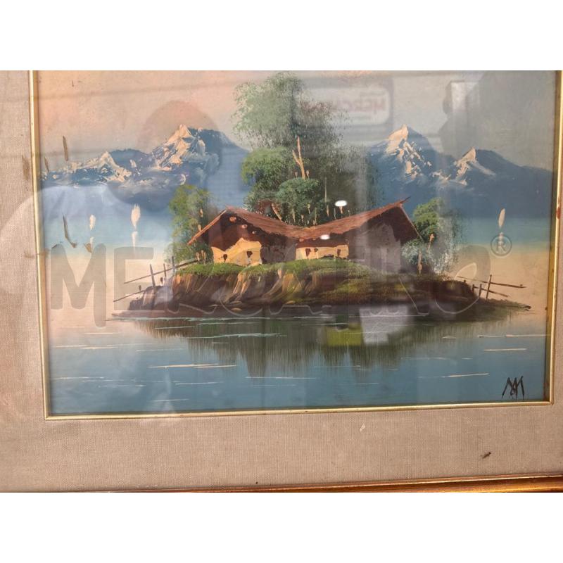 QUADRO CASETTA CON LAGO | Mercatino dell'Usato San giovanni teatino 1