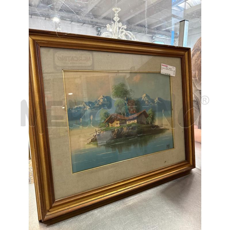 QUADRO CASETTA CON LAGO | Mercatino dell'Usato San giovanni teatino 2
