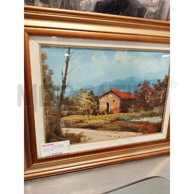 QUADRO CASETTA TETTO ARANCIONE | Mercatino dell'Usato San giovanni teatino 1