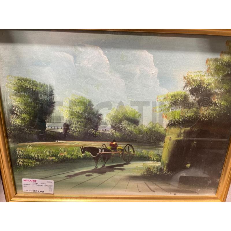 QUADRO CAVALLO PAESAGGIO | Mercatino dell'Usato San giovanni teatino 1