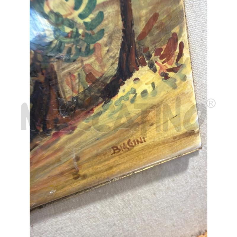 QUADRO CERAMICA BIAGINI 40X20 CERAMICA PIU CORNICE | Mercatino dell'Usato San giovanni teatino 2