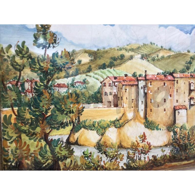 QUADRO CERAMICA BIAGINI 40X20 CERAMICA PIU CORNICE | Mercatino dell'Usato San giovanni teatino 3