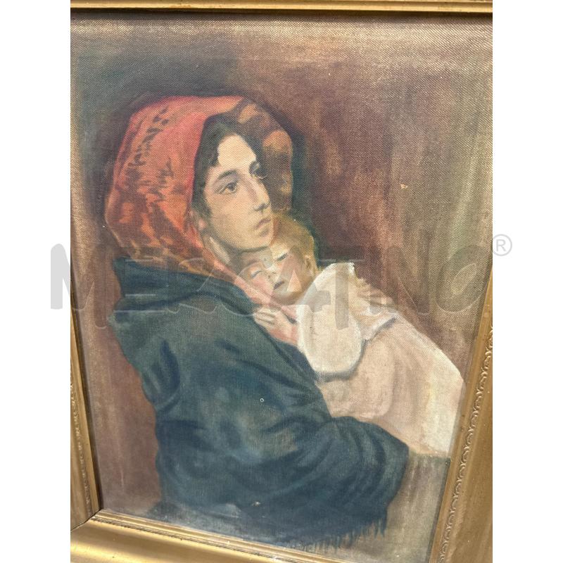 QUADRO DONNA CON BAMBINO | Mercatino dell'Usato San giovanni teatino 1
