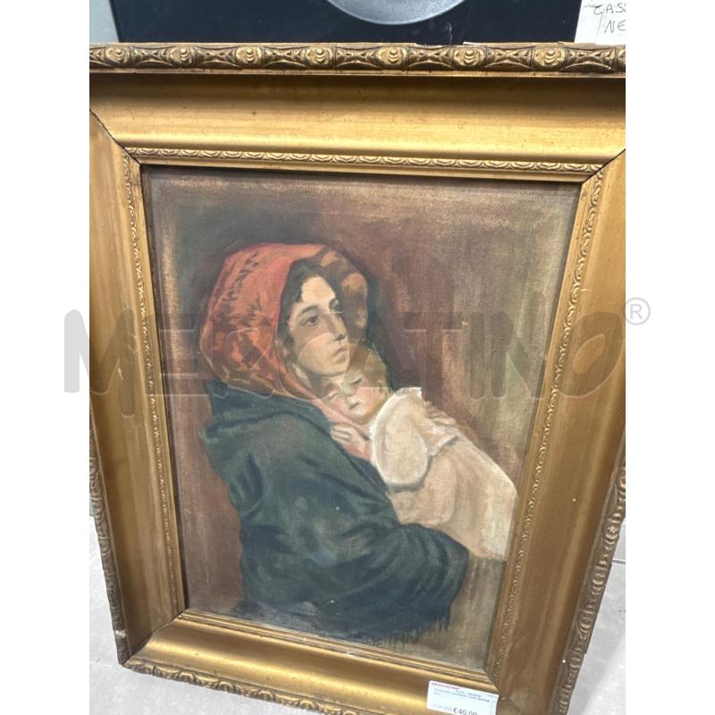 QUADRO DONNA CON BAMBINO | Mercatino dell'Usato San giovanni teatino 2