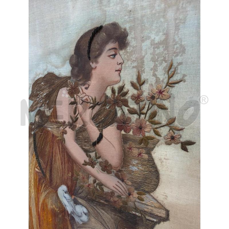 QUADRO DONNA CORNICE ARANCIONE | Mercatino dell'Usato San giovanni teatino 2