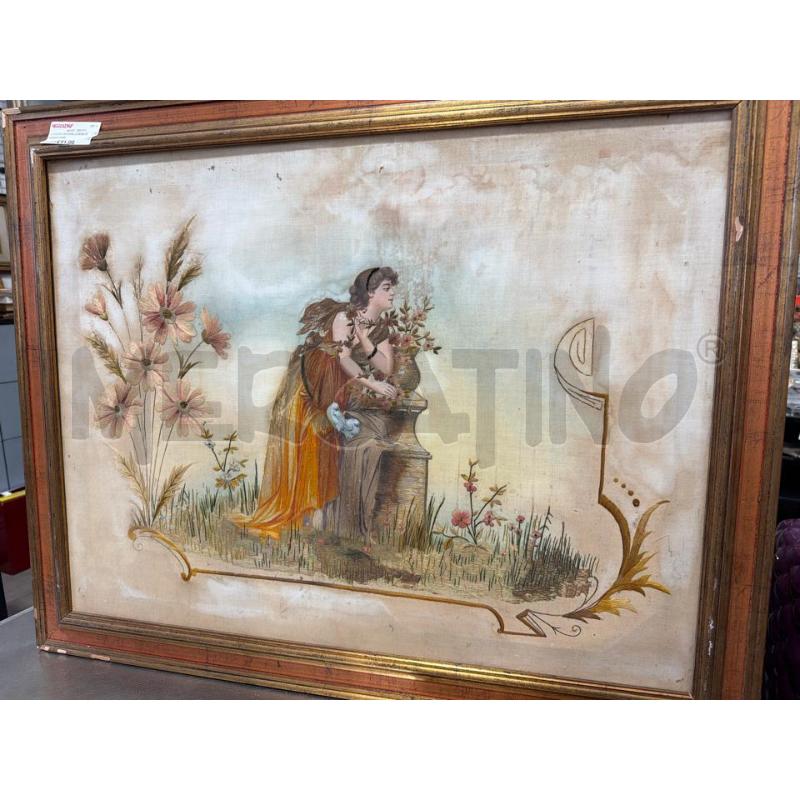 QUADRO DONNA CORNICE ARANCIONE | Mercatino dell'Usato San giovanni teatino 3