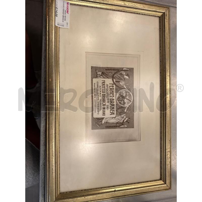 QUADRO FERNET-BRANCA  | Mercatino dell'Usato San giovanni teatino 1