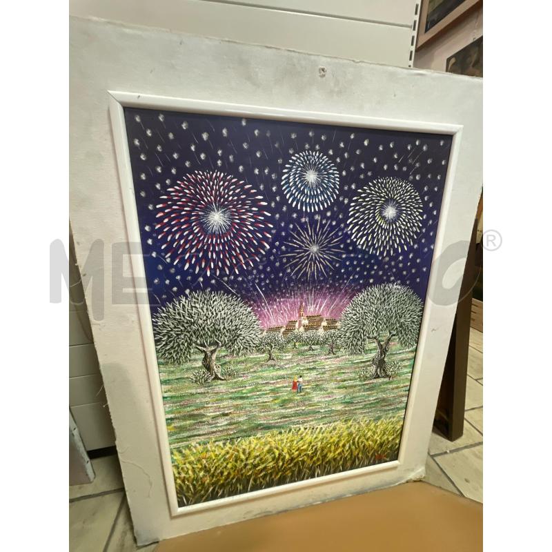 QUADRO FESTA DI PAESE A FIRMA NISCO NAZZARENO | Mercatino dell'Usato San giovanni teatino 1