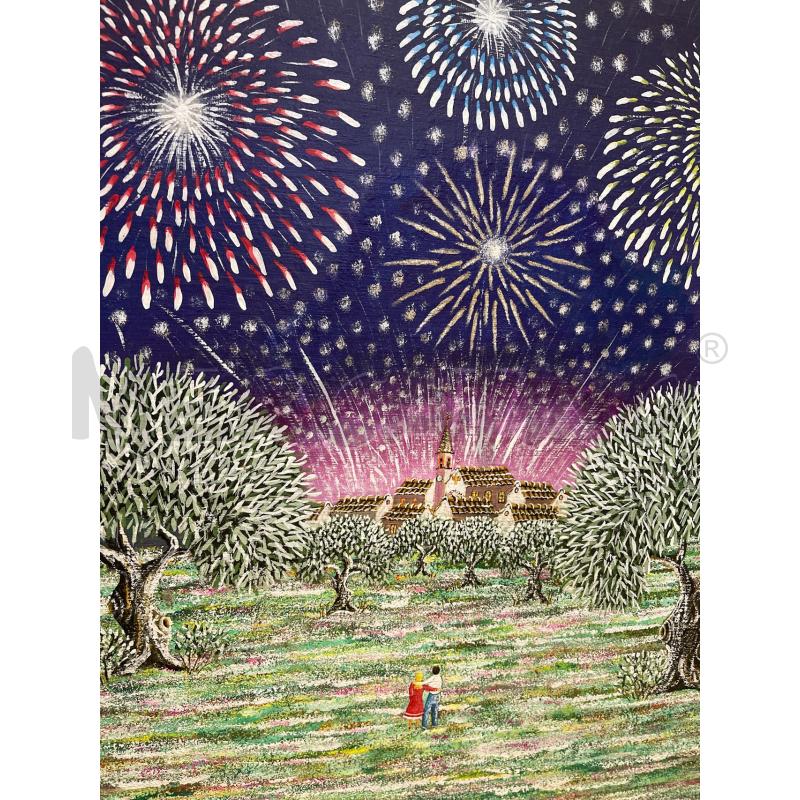 QUADRO FESTA DI PAESE A FIRMA NISCO NAZZARENO | Mercatino dell'Usato San giovanni teatino 2