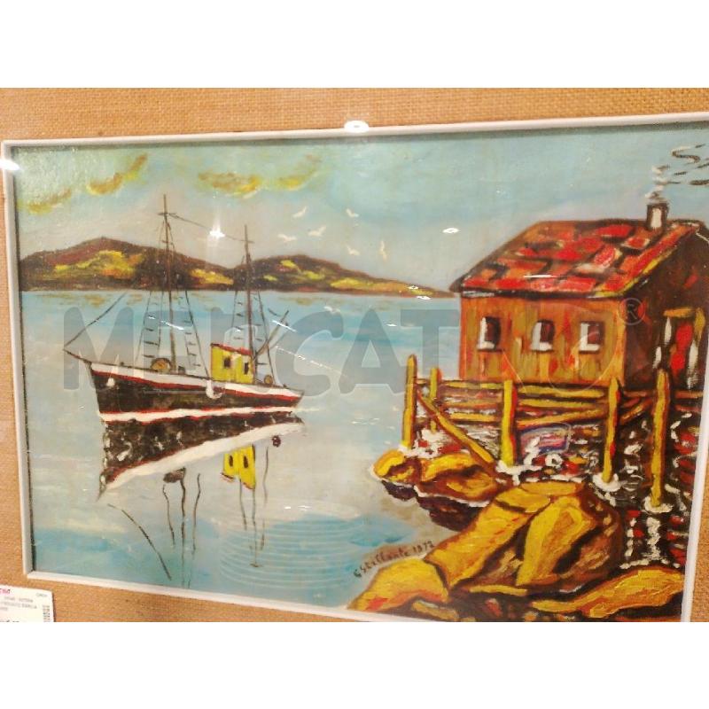 QUADRO FIRMATO BARCA CASA MARE | Mercatino dell'Usato San giovanni teatino 3
