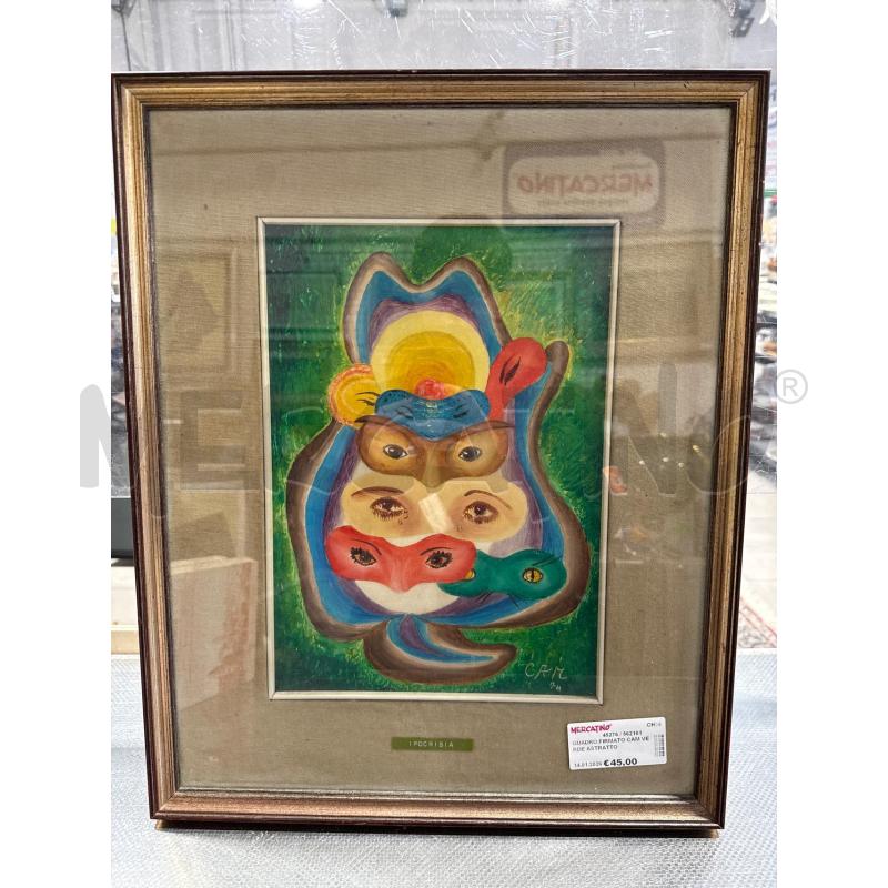 QUADRO FIRMATO CAM VERDE ASTRATTO | Mercatino dell'Usato San giovanni teatino 1