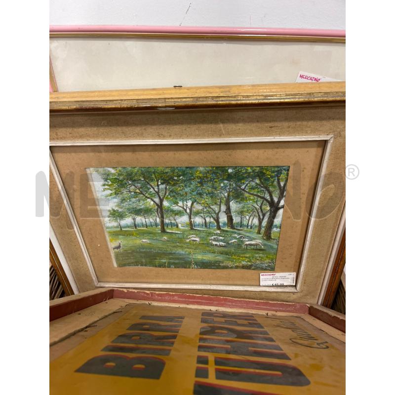 QUADRO FIRMATO PAESAGGI PECORELLE | Mercatino dell'Usato San giovanni teatino 1